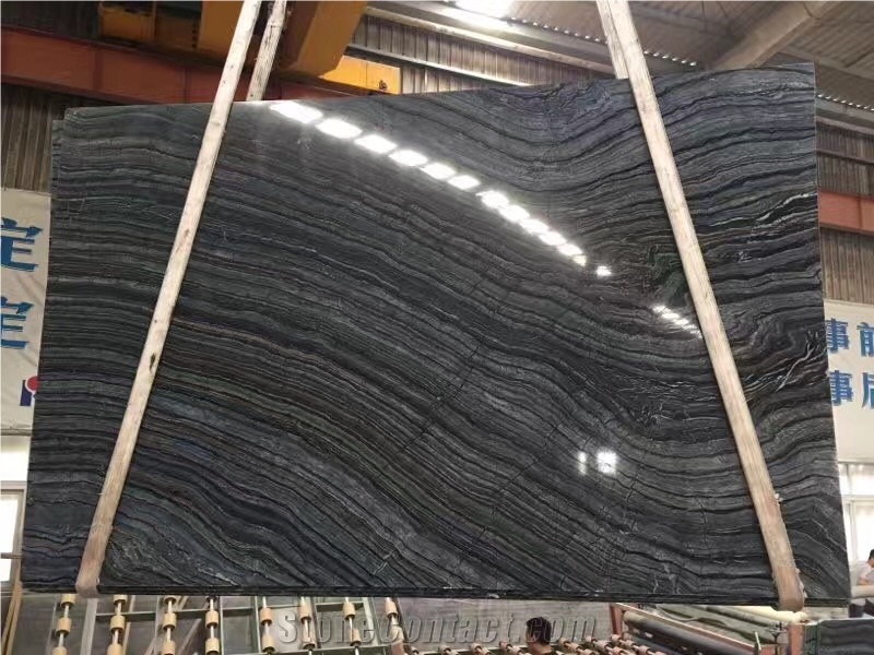 Ancient Wood Grain Marble Slabs & Flooring Tiles