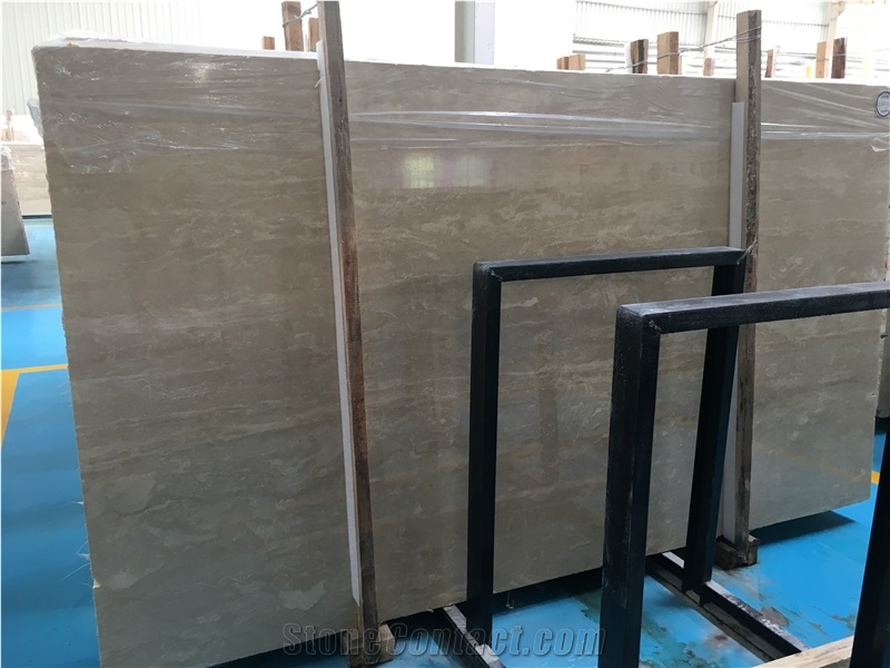 Beige Beige Burdur Medium Travertine Slabs Tiles