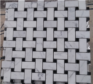 Carrara White Marble Triangle Mosaic Tile Price
