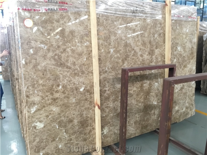 Crystal Light Brown Marble Slabs & Flooring Tiles