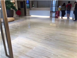 Eurasian White Wood Marble Slabs & Wall Floor Tile