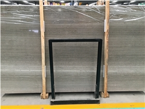 Grey Wood Grain Marble Slab & Walling Tiles Price
