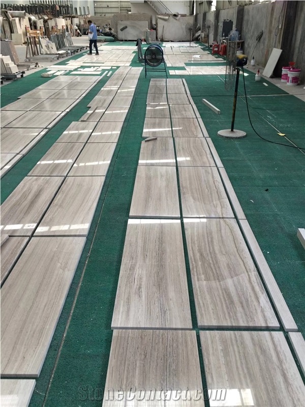 Grey Wood Grain Marble Slab & Walling Tiles Price