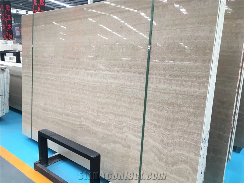 Italy Classico Romano Beige Travertino Stone Slabs