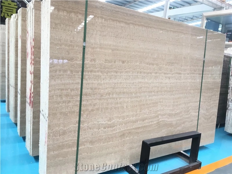 Italy Classico Romano Beige Travertino Stone Slabs