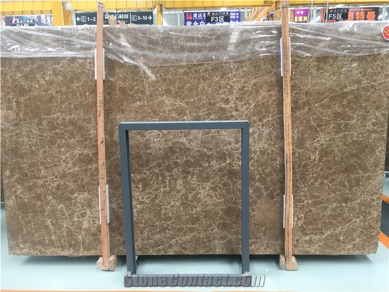 Light Crystal Emperador Marble Slab & Walling Tile