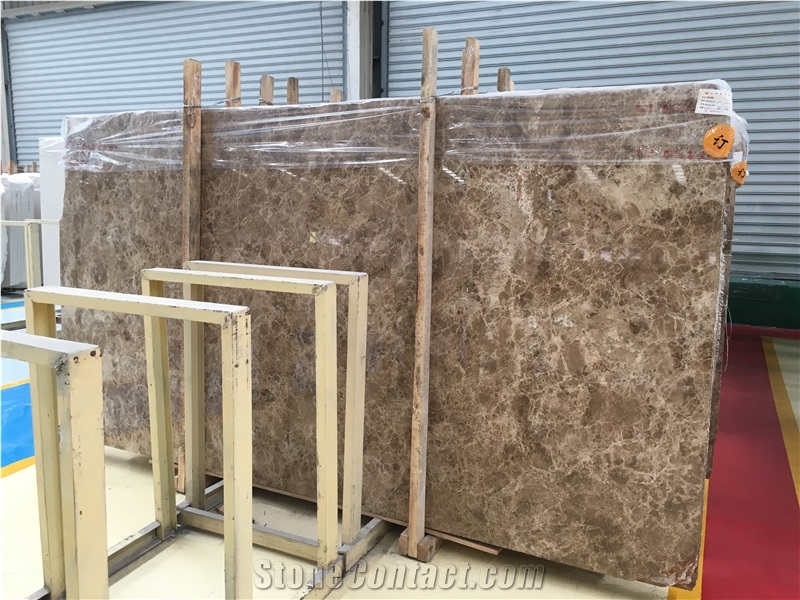 Light Crystal Emperador Marble Slab & Walling Tile