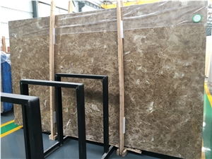 Light Crystal Emperador Marble Slab & Walling Tile
