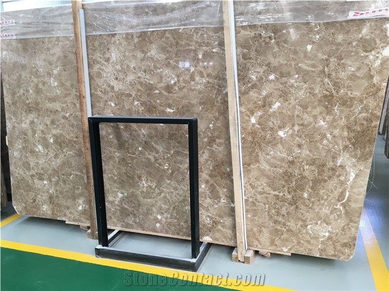 Light Crystal Emperador Marble Slab & Walling Tile
