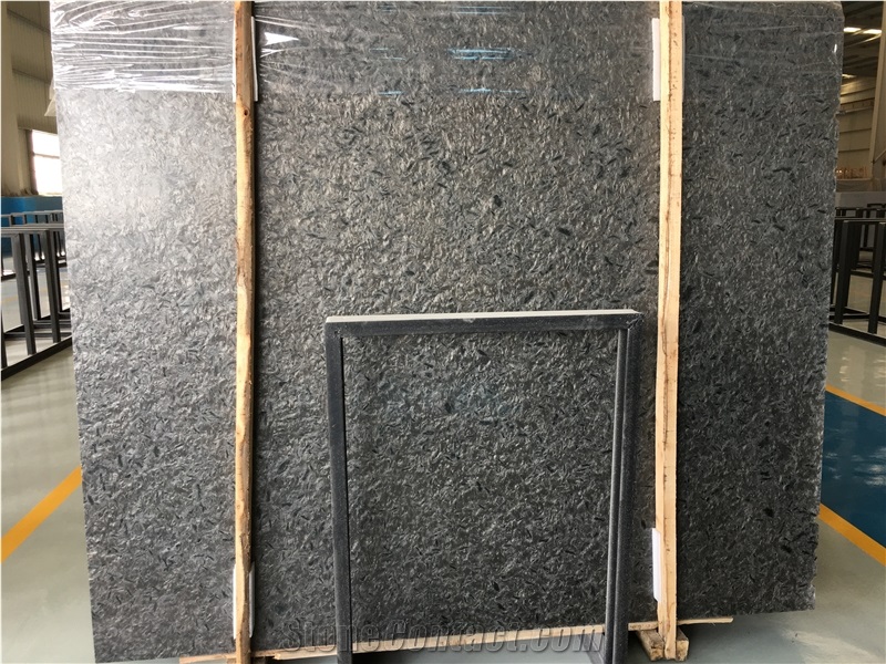 Matrix Black Granite Slabs & Walling Flooring Tile