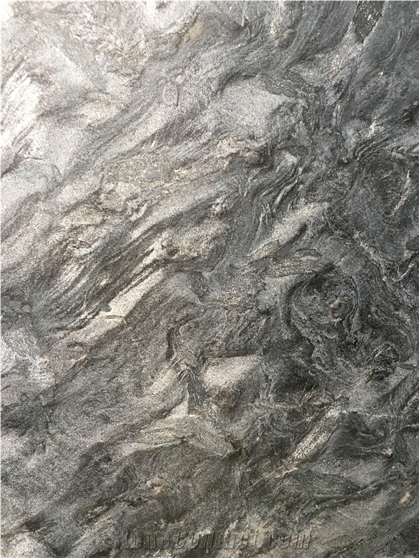 Matrix Black Granite Slabs & Walling Flooring Tile