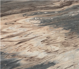 Palissandro Blue Nuvolato Marble Slabs Floor Tiles