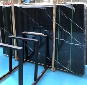Persian Nero Marquina Marble Slabs & Flooring Tile