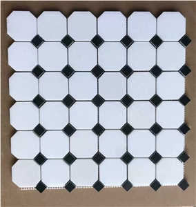 Pure White Basketweave Marble Mosaic Tile Price