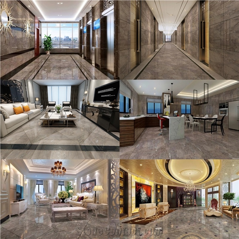 Purple Grey Marble Kitchen Countertops Worktops