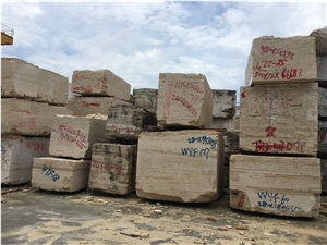 Quarry Bucak Classic Beige Travertine Blocks Price