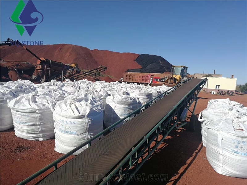 Quarry Price Red Lava Rock Landscaping Stone