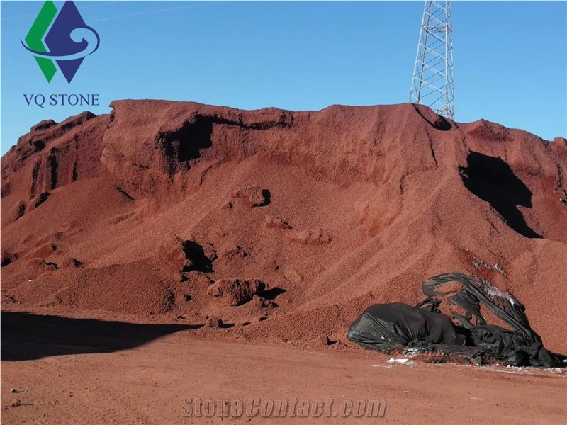 Red Lava Rock, Red Volcanic Rock, Red Pumice Stone