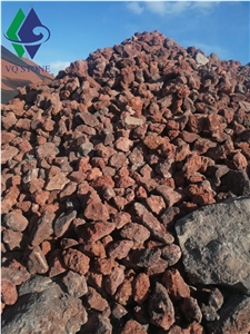 Red Lava Rock, Red Volcanic Rock, Red Pumice Stone