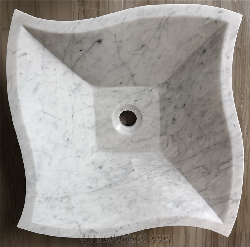 Round India Atlantic Green Marble Vessel Sinks