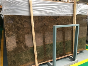 Spain Marron Imperial Marble Slabs & Floor Tiles
