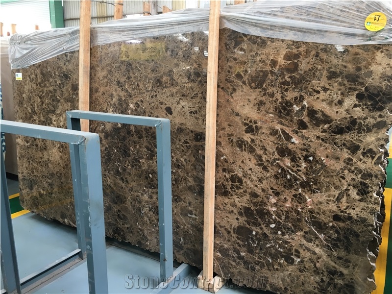 Spain Marron Imperial Marble Slabs & Floor Tiles