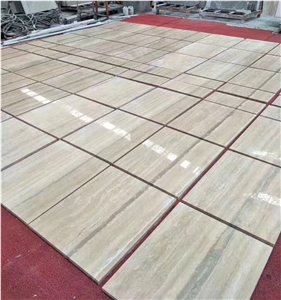 Travertino Romano Silver Fosse Floor Tiles