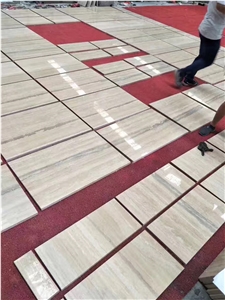 Travertino Romano Silver Fosse Floor Tiles