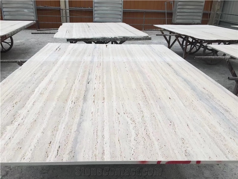 Travertino Romano Silver Fosse Floor Tiles