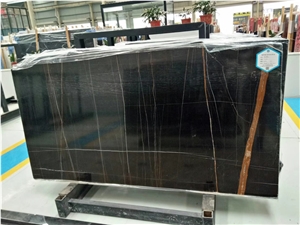 Tunisia Noir Aziza Marble Slabs & Flooring Tile