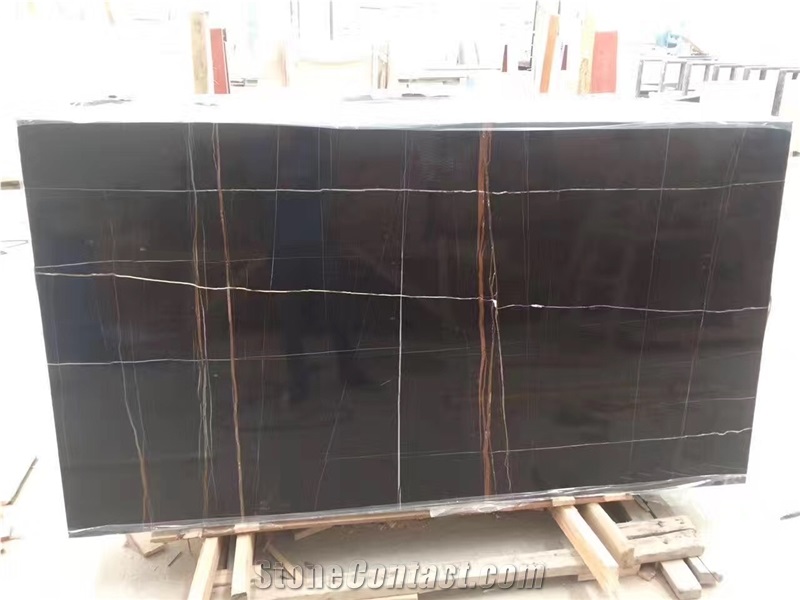 Tunisia Noir Aziza Marble Slabs & Flooring Tile