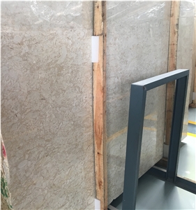 Turkey Golden Flower Beige Marble Slabs Price
