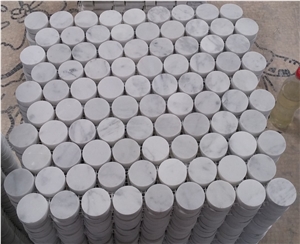 White Carrara Marble Round Mosaic Tile Price White Carrara Marble Round Mosaic Tile Price