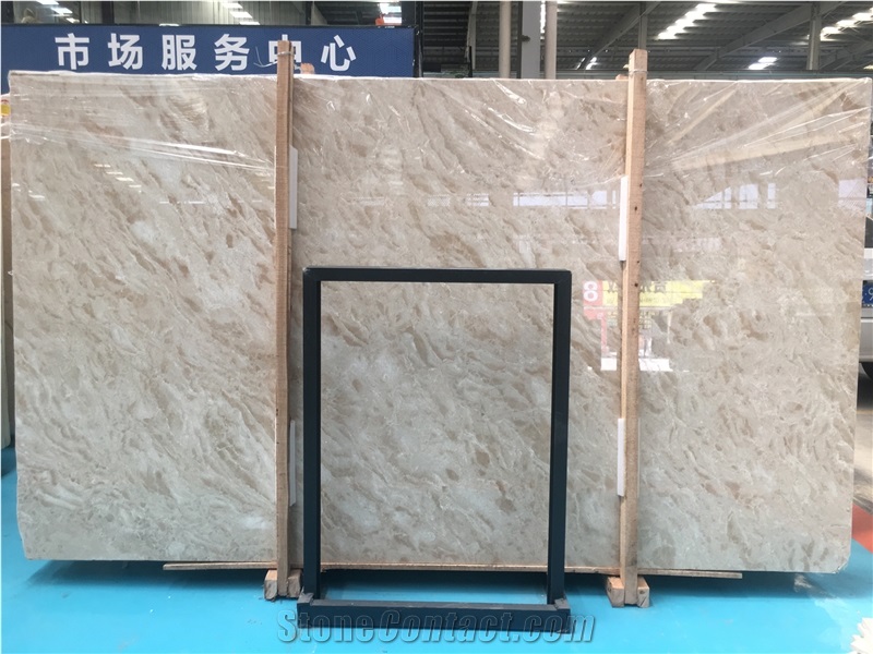 Whosale Cheap Fantasy Beige Marble Slabs Price