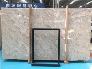 Whosale Cheap Fantasy Beige Marble Slabs Price