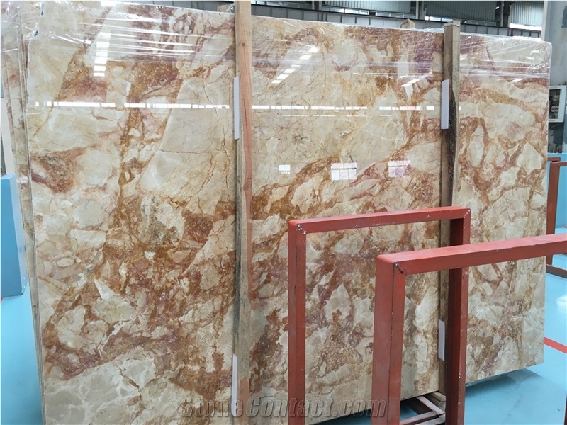 Whosale Cheap Golden Phoenix Marble Slabs Price