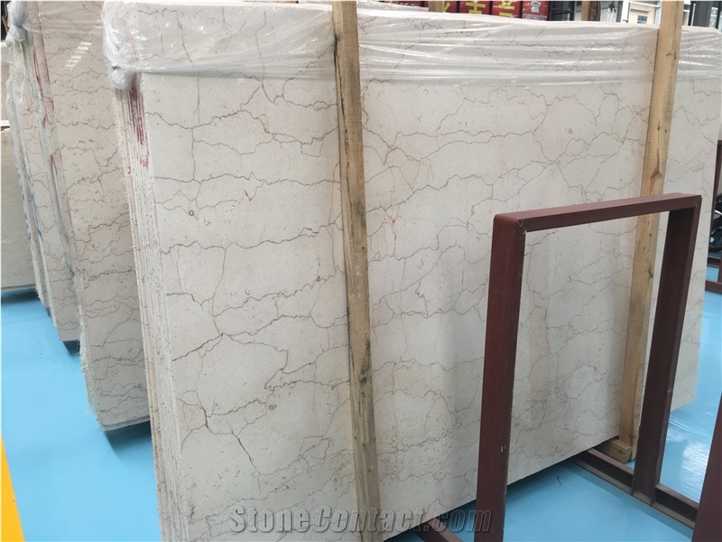 Whosale Cheap Shell Beige Marble Slabs Price