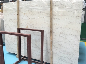 Whosale Cheap Shell Beige Marble Slabs Price