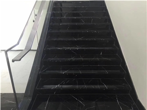 Whosale China Marquina Marble Steps Riser