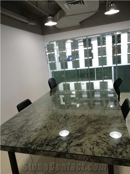 Noble Grey Marble Table