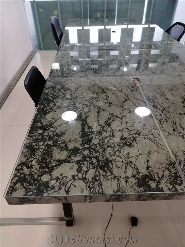 Noble Grey Marble Table
