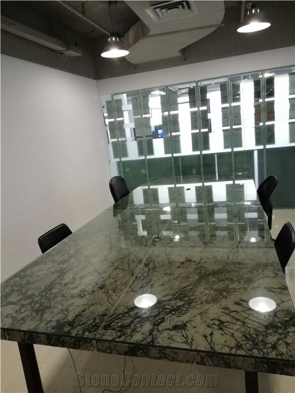 Noble Grey Marble Table