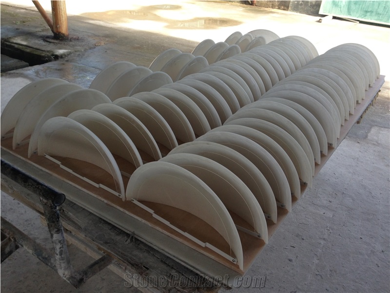 Faux Alabaster Panel Translucent Stone Table