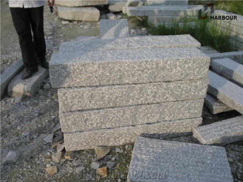 G603 Grey Granite Pineapple Kerb Stone
