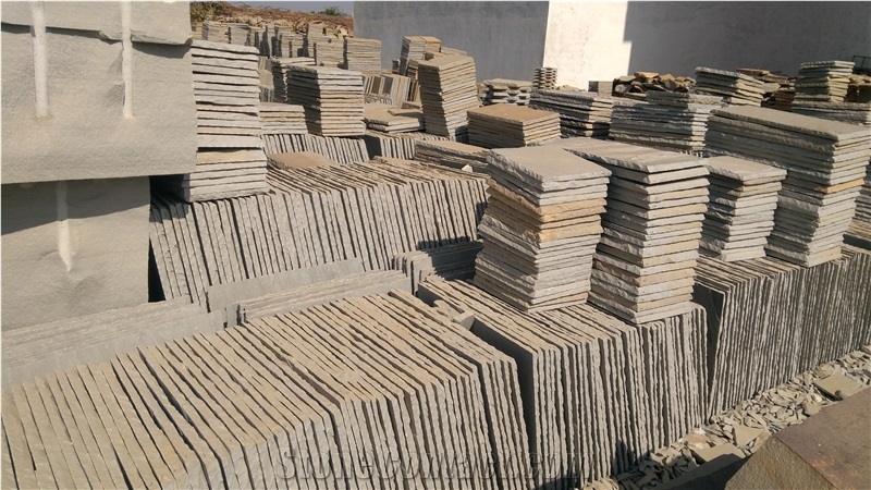 Raj Green Sandstone Tiles