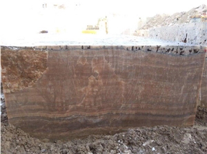 Iran Brown Onyx Block
