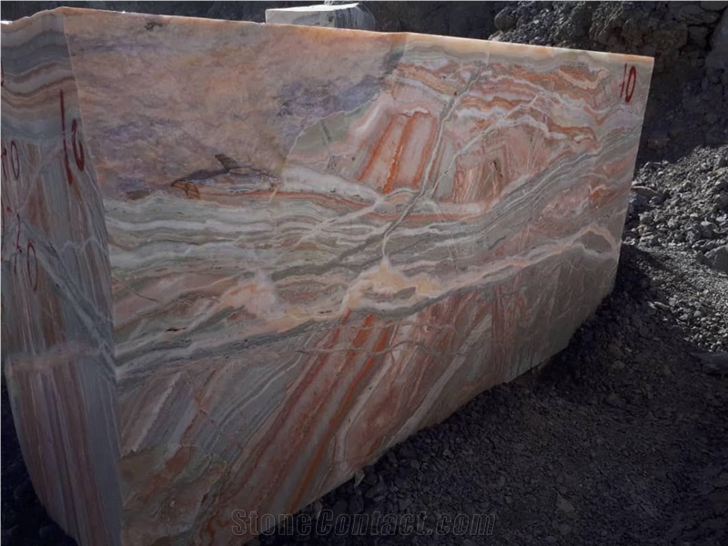 Multicolor Onyx, Rainbow Onyx Block
