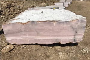 Persian Pink Onyx Block, Iran Pink Onyx