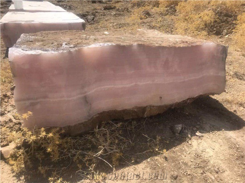 Persian Pink Onyx Block, Iran Pink Onyx