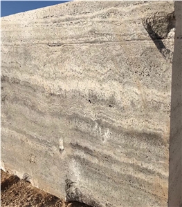 Persian Silver Travertine Block, Iran Silver Travertine Persian Silver Travertine Block, Iran Silver Travertine